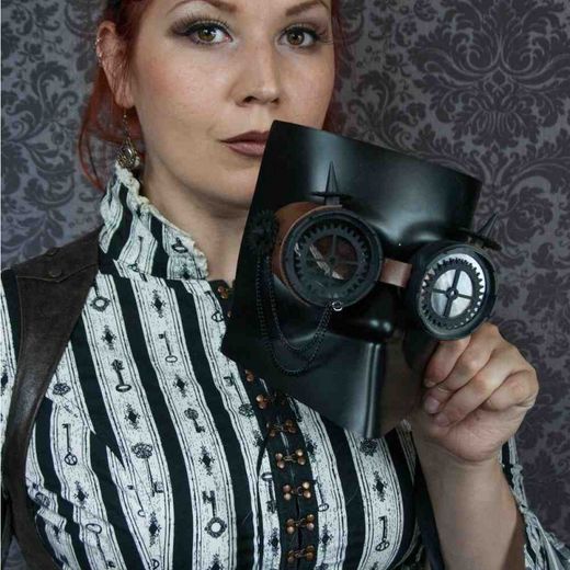 Steampunk-masker 9009