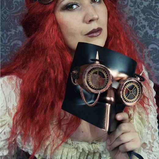 Steampunk-masker 9010