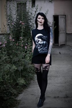 Medias Efecto Calcetín Cuervo