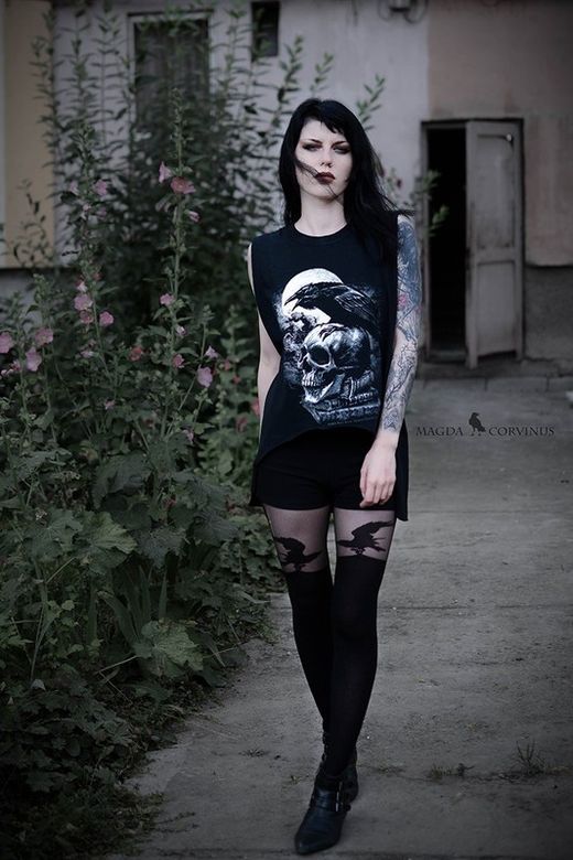 Medias Efecto Calcetín Cuervo