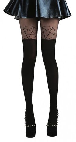 Pentagram Socken mit Effekteffekt