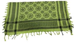 Palestino amarillo con pentagramas