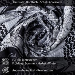 Palestino camuflaje negro y blanco