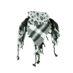 Palestino Negro-Blanco Calaveras pequeñas