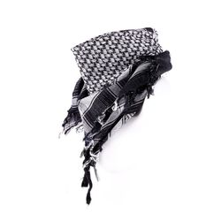 Palestinian Scarf Black-White