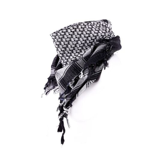 Palestinian Scarf Black-White