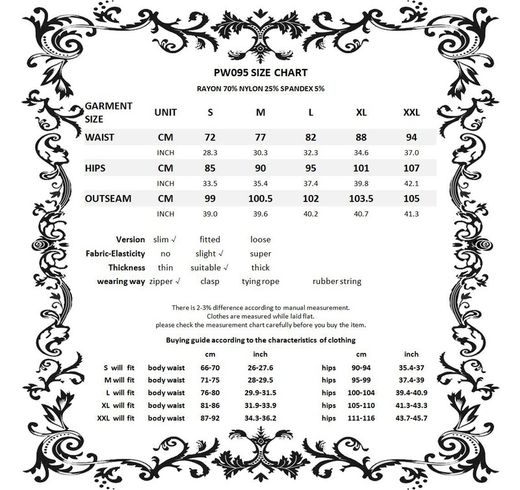 Pantalón Pitillo Elástico Punk