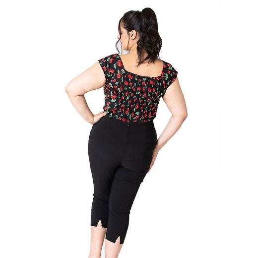 Pantalon Tina Capris Taille Plus