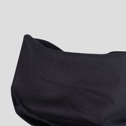 Effen zwarte bandana-sjaal