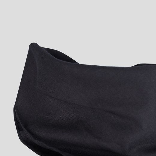 Effen zwarte bandana-sjaal