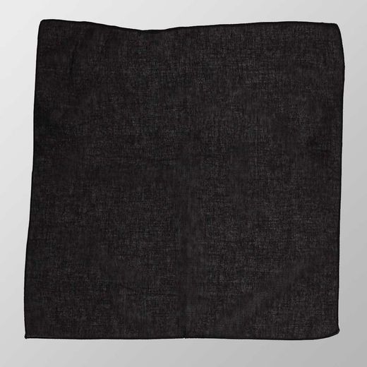 Effen zwarte bandana-sjaal