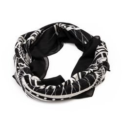 Pañuelo con pentagrama y calaveras