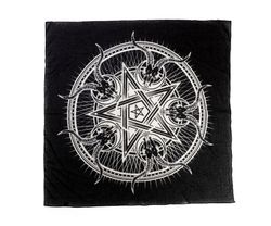Pañuelo con pentagrama y calaveras