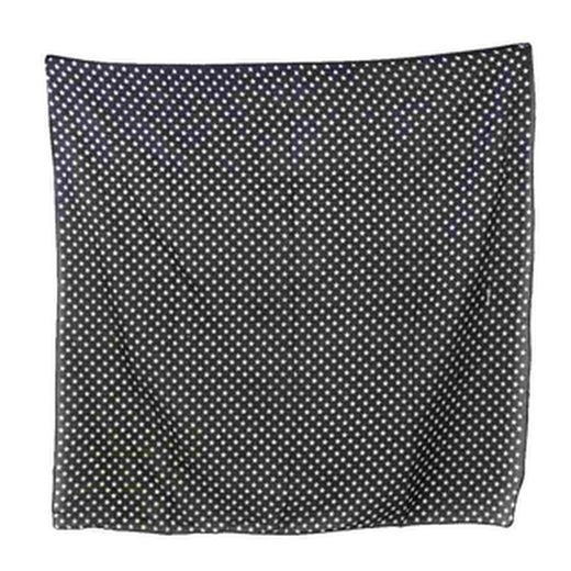 Écharpe á pois noire