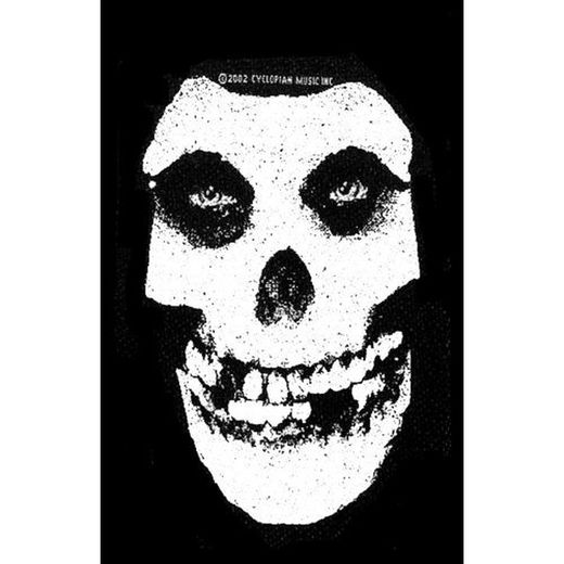 Parche Misfits: White Skull (Loose)