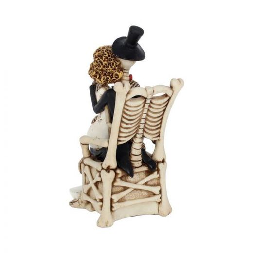 Pareja novios calavera
