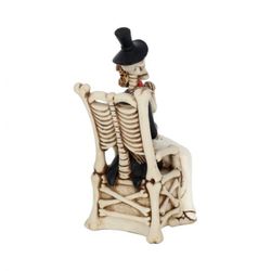 Pareja novios calavera