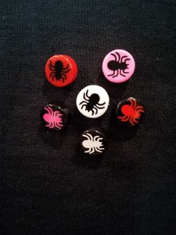 Spider oorbellen kleureenheid