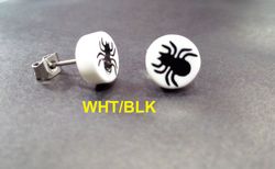 Spider oorbellen kleureenheid