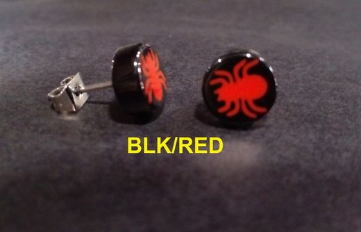 Spider oorbellen kleureenheid