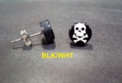 Schedel oorbellen kleur eenheid