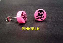 Schedel oorbellen kleur eenheid