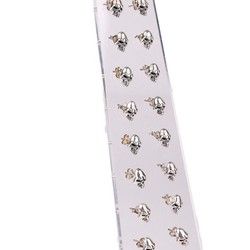 Pendientes Calaveras Grandes Plata