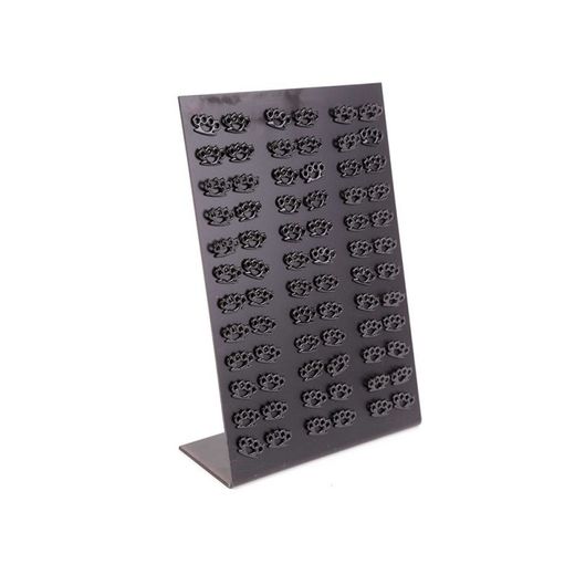 Pendientes Puño Negro Unidad Display 72
