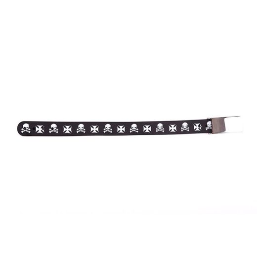 Pulsera Goma Cruces y Calaveras