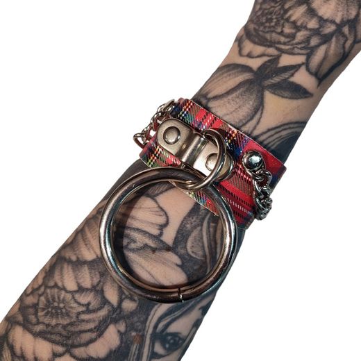 Pulsera tartán con aro