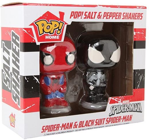 Salero pimentero spiderman y venom.