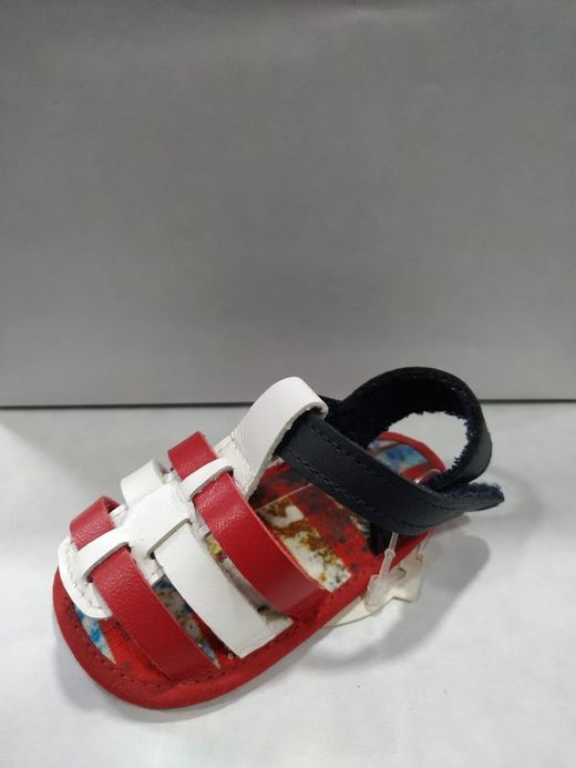 Sandalias Cuquito para bebé rojo/blanco/azul