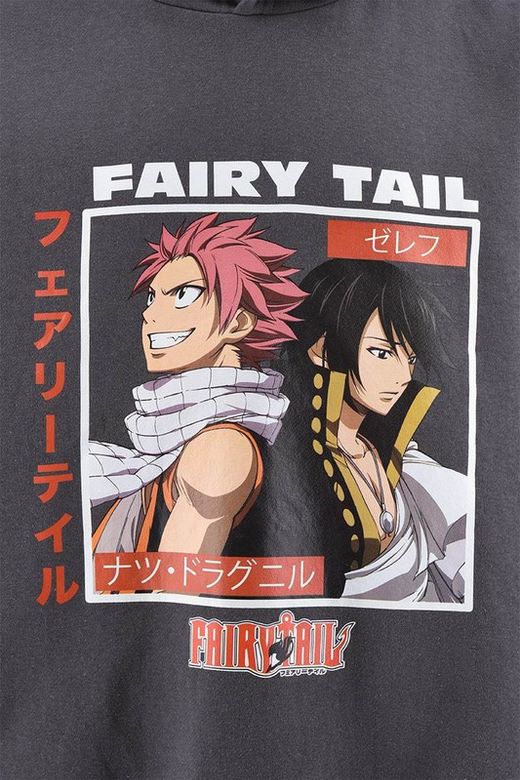 Sudadera Cap Fairy Tail Grey