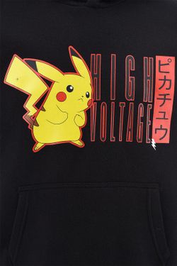 Sudadera Cap Pokemon BLK High Voltage