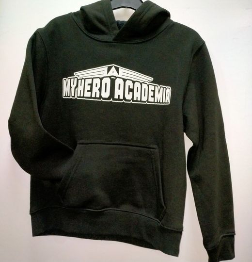 Sudadera Capucha Niño My hero Academy Izuku Negro