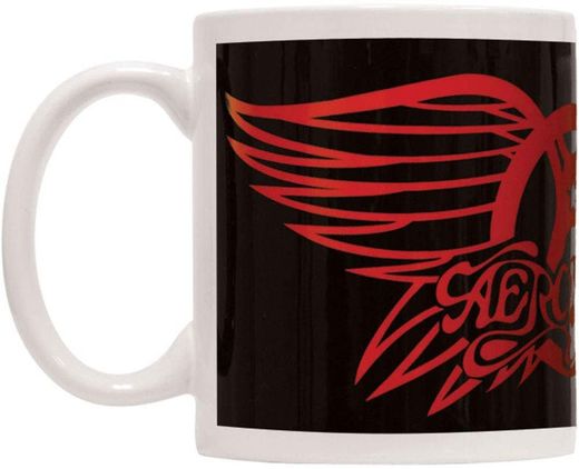 Mug Aerosmith avec inscription rouge
