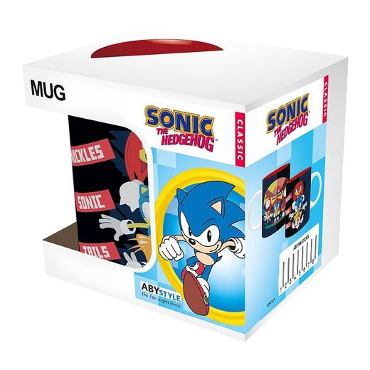 Taza de Sonic, Knuckles y Tails