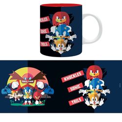 Taza de Sonic, Knuckles y Tails