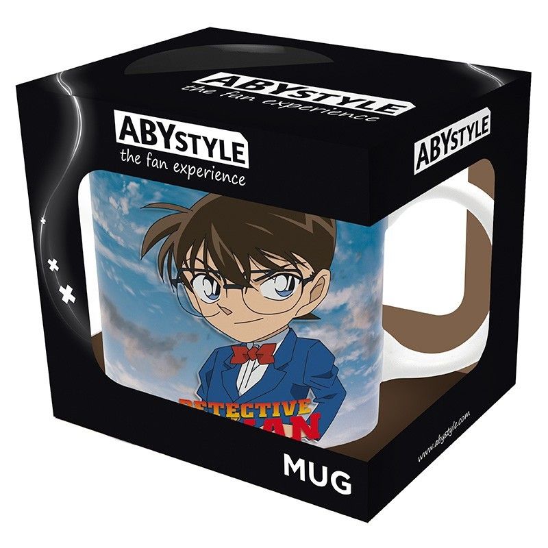 Tazza Monocromatica Detective Conan 024191 - Stoviglie Ufficiale Prodotta In Giappone, Sera Design, Per Fan Anime