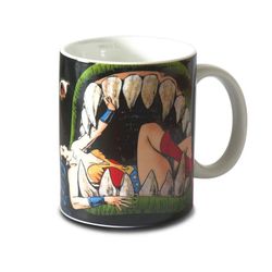 Taza Mujer Maravilla Sobre Dientes