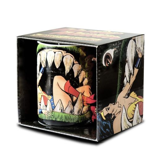 Taza Mujer Maravilla Sobre Dientes