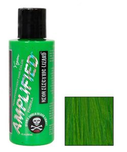 Teinture pour cheveux lézard électrique au néon amplifié Manic Panic