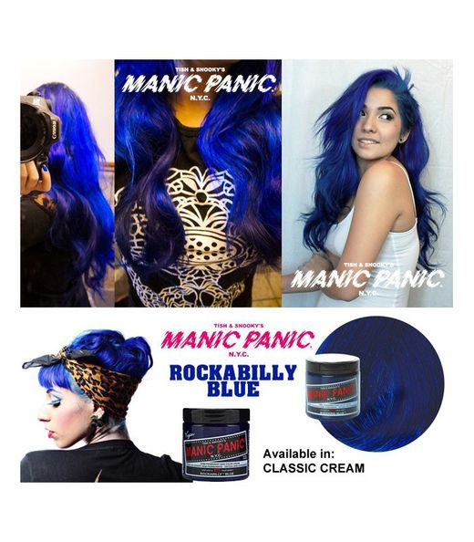 Manic Panic Amplified Rockabilly Blue