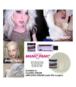 Tinte Pelo Manic Panic Amplified Virgin Snow