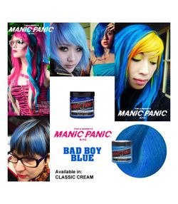 Coloration Cheveux Manic Panic Classic Bad Boy Bleu