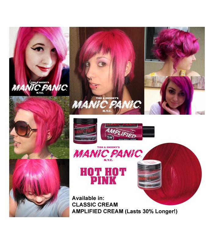  MANIC PANIC Hot Hot Pink Hair Dye - Classic High