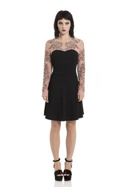 Scared of Needles Skater Dress