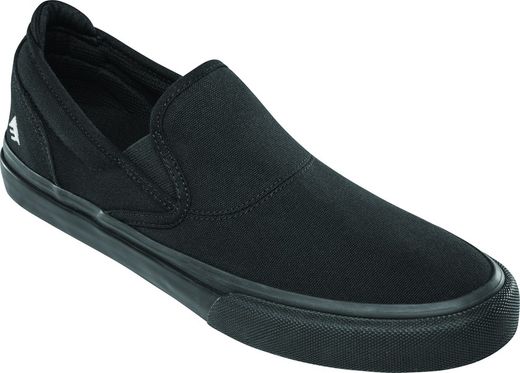 Zapatilla Emerica Wino G6 Slip-On Black/Green/Black