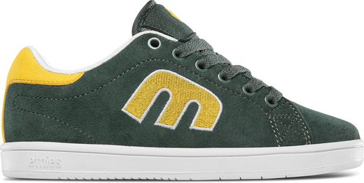 Etnies Kids Calli-Cut shoe green / white / yellow