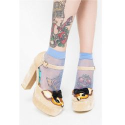 Deer Me Platform Nude Ironfist Shoes
